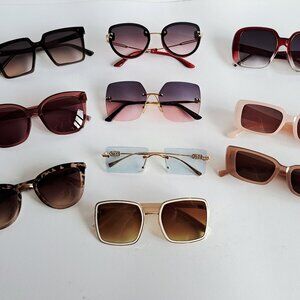 Lot of 10 Assorted Women Fashion Sunglasses